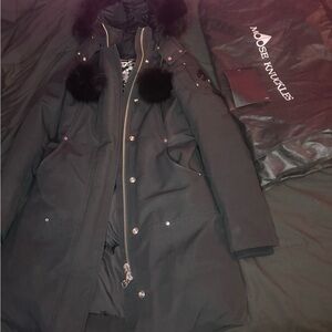 Moose Knuckles Black Women's parka jacket